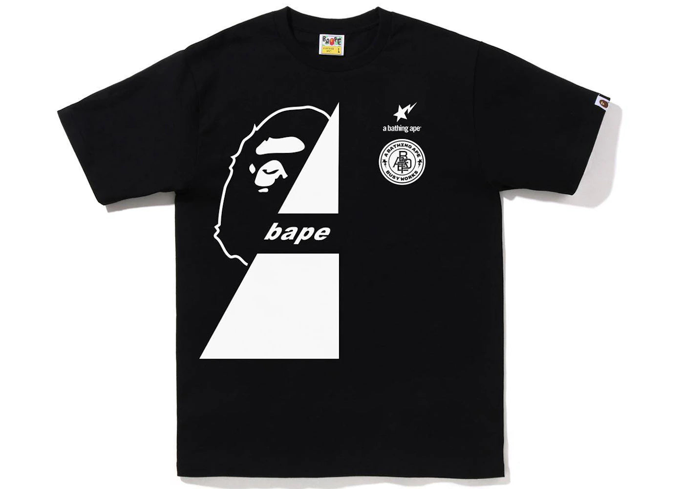 BAPE Soccer #3 Tee Black