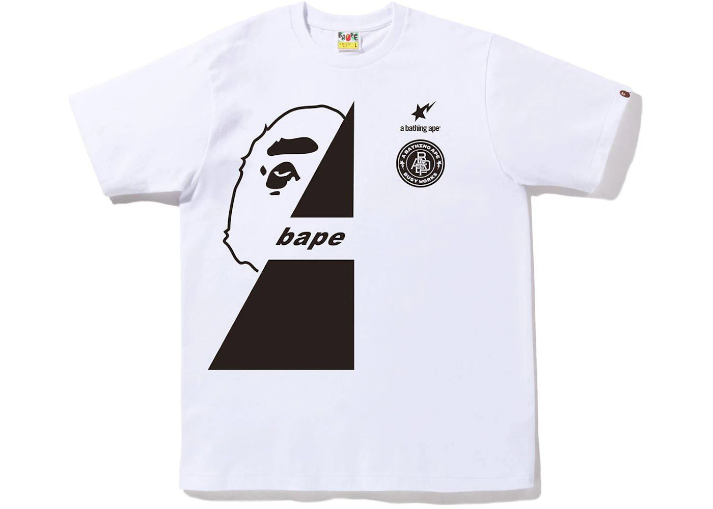 BAPE Soccer #3 Tee White