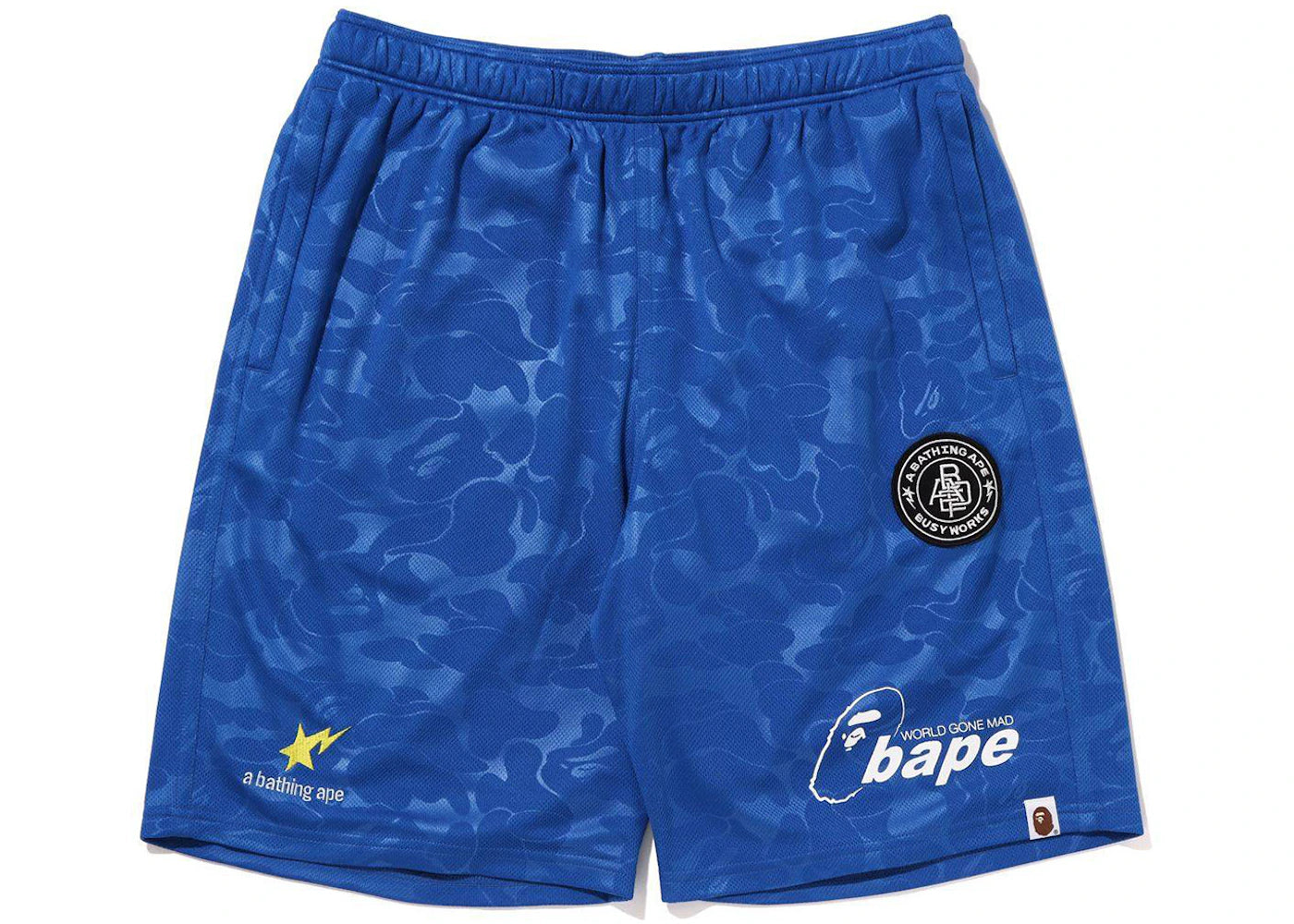 BAPE Soccer Game Shorts Blue