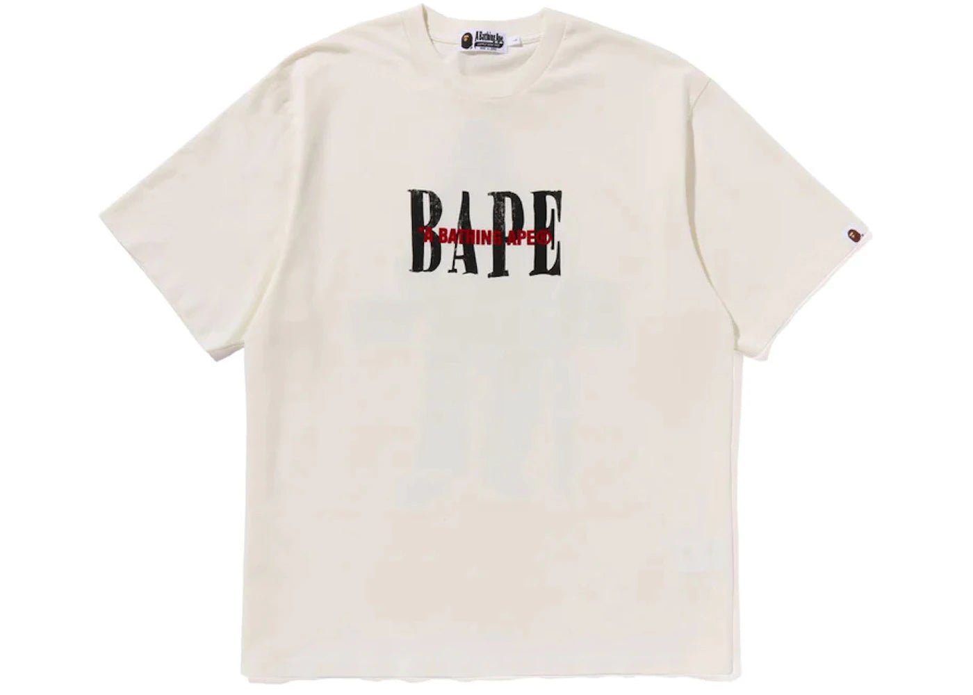 BAPE Soldier Graphic Tee Ivory