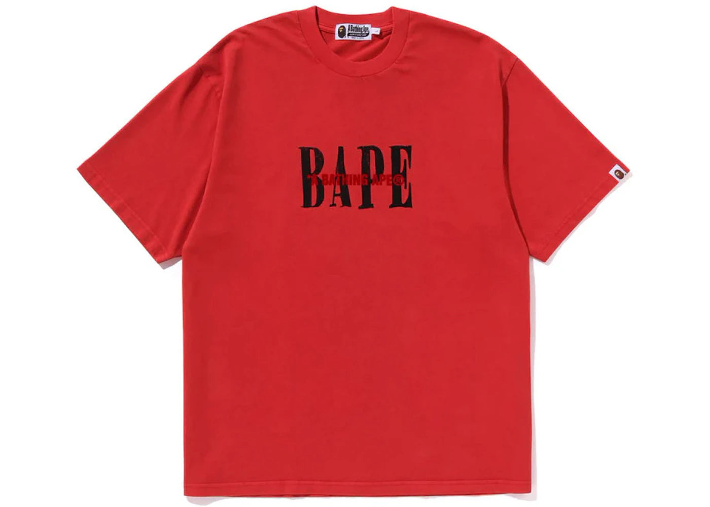 BAPE Soldier Graphic Tee Red