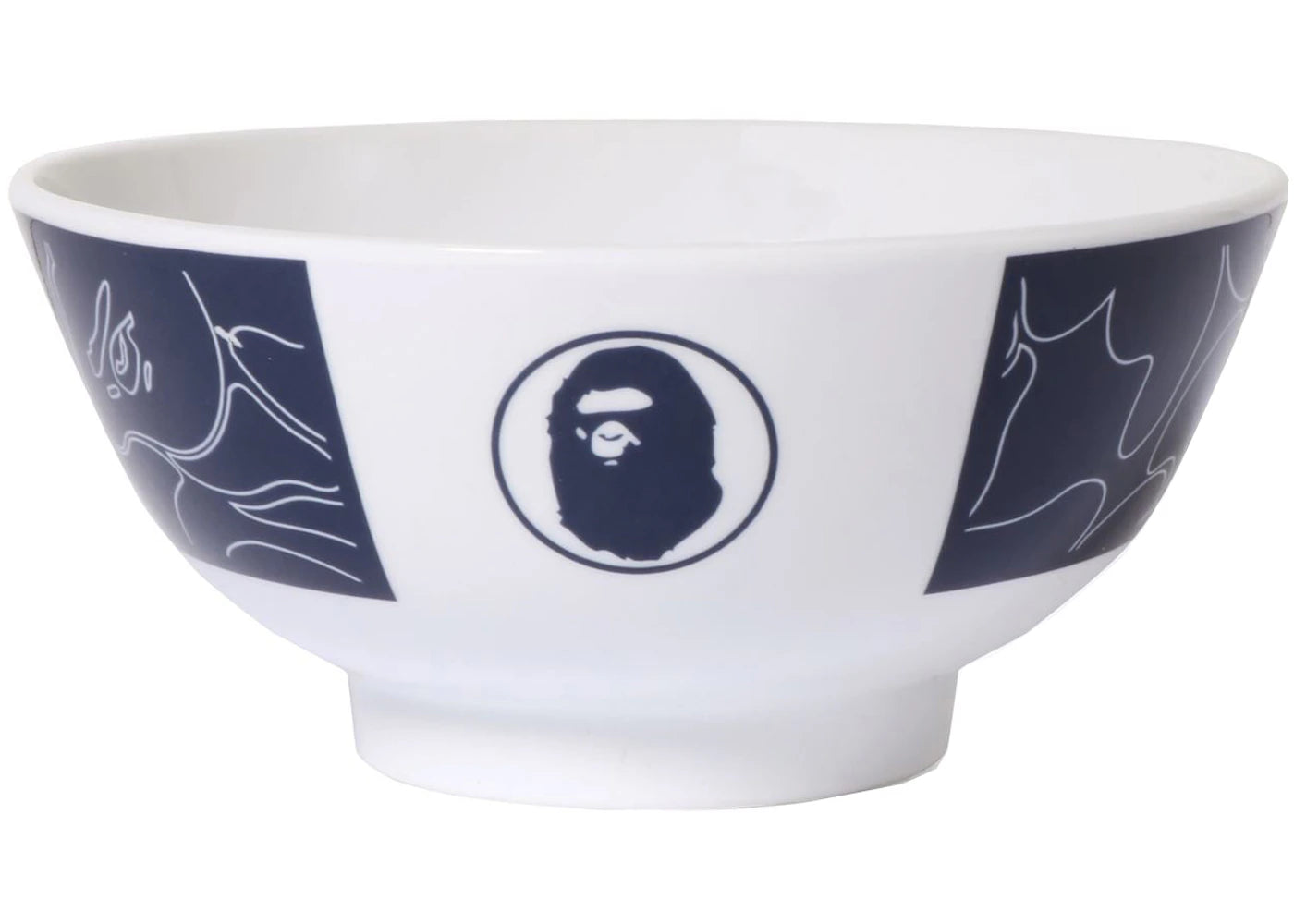 BAPE Solid Camo Rice Bowl White