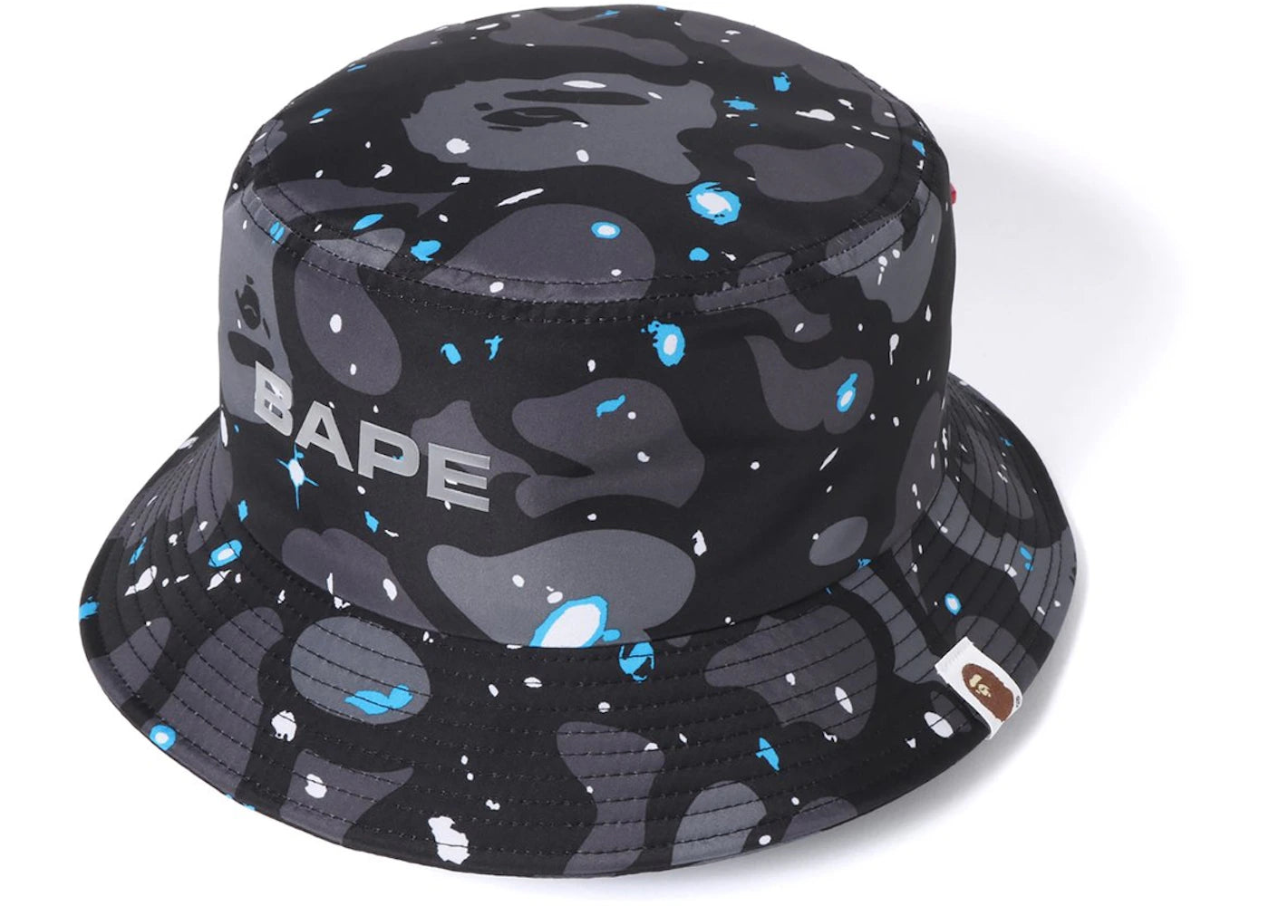 BAPE Space Camo Bucket Hat Black