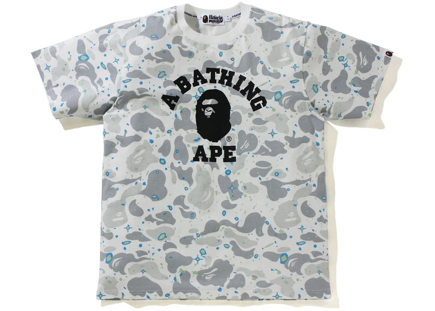 BAPE Space Camo College Tee (SS21) White