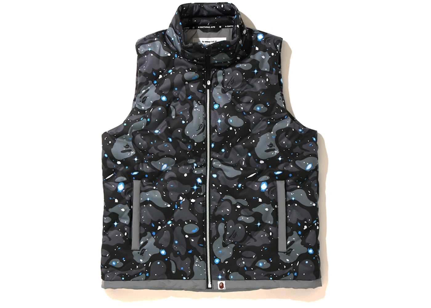 BAPE Space Camo Down Vest Black