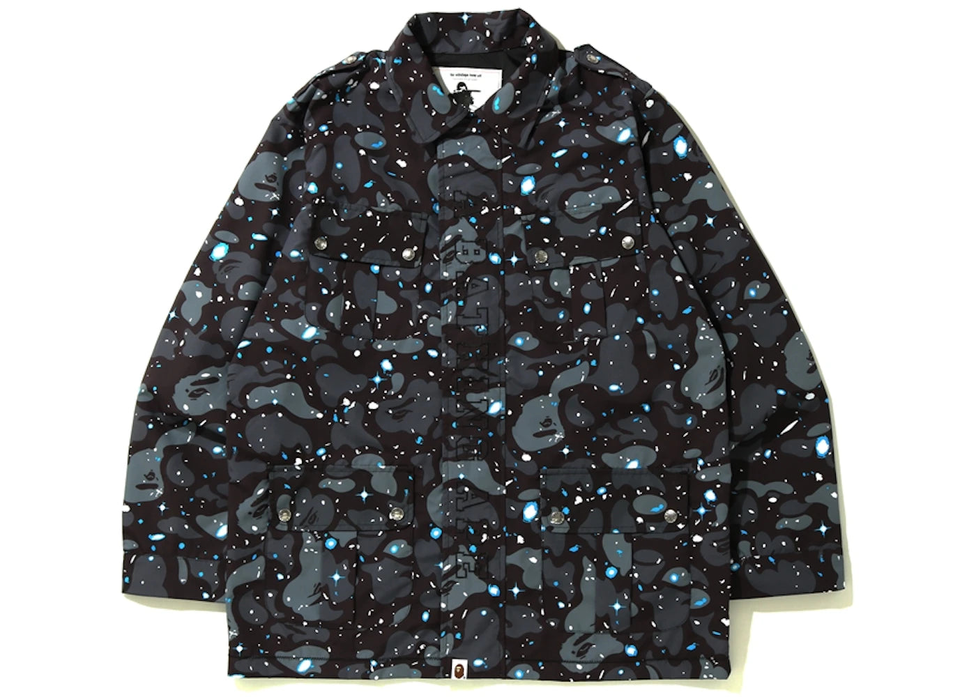 BAPE Space Camo Military Jacket Black