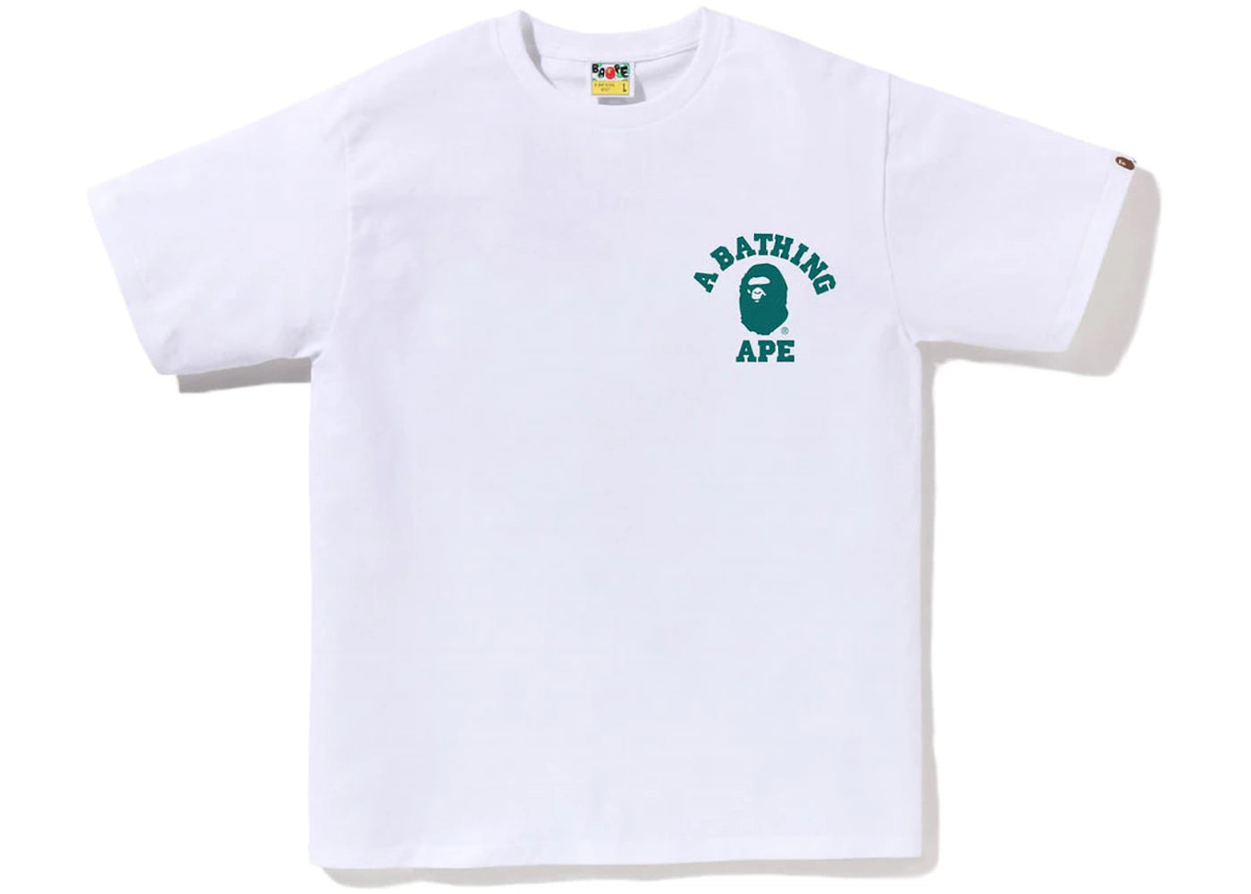 BAPE Speed Racer College ATS Tee White Blue