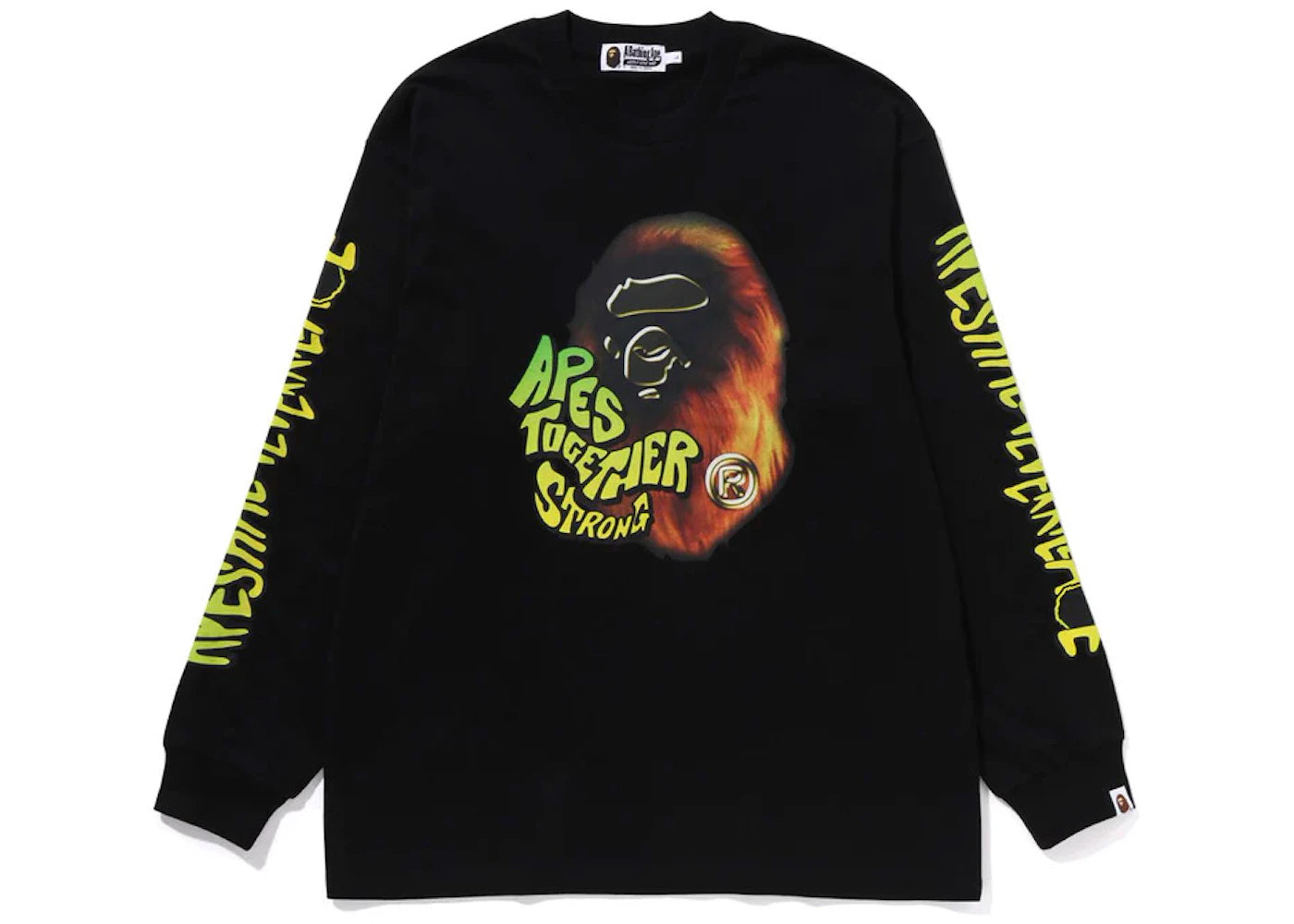 BAPE Sport Graphic L/S Tee Black