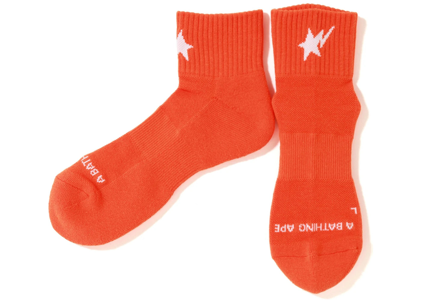 BAPE Sta Ankle Socks Orange