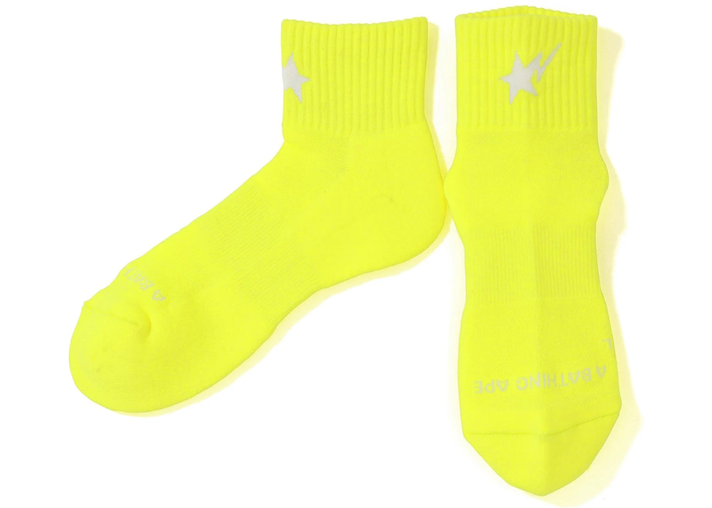 BAPE Sta Ankle Socks Yellow