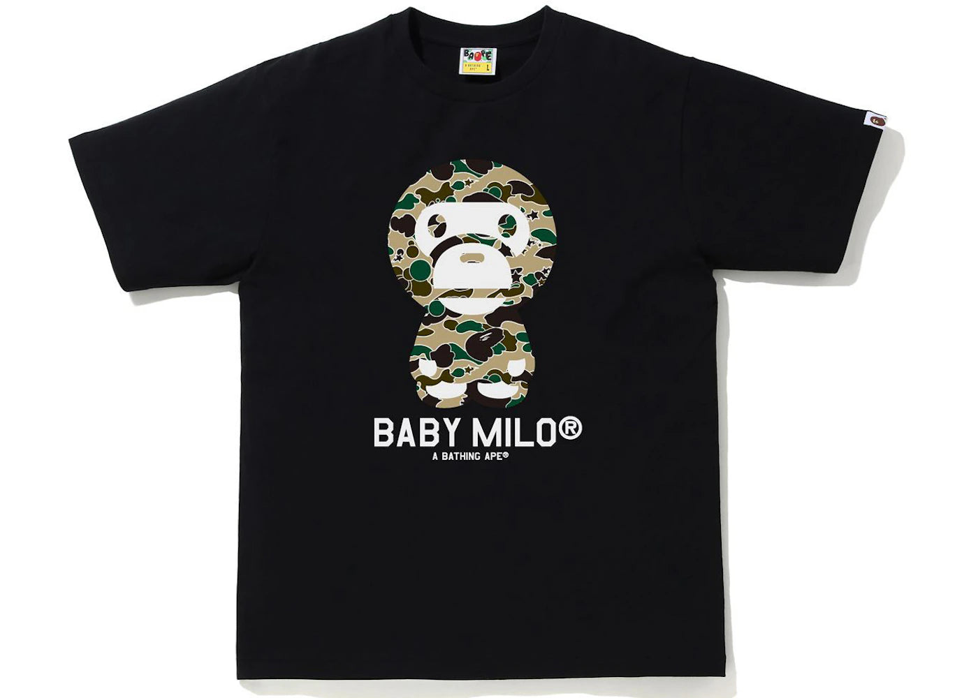 BAPE Sta Camo Baby Milo Tee Black/Yellow