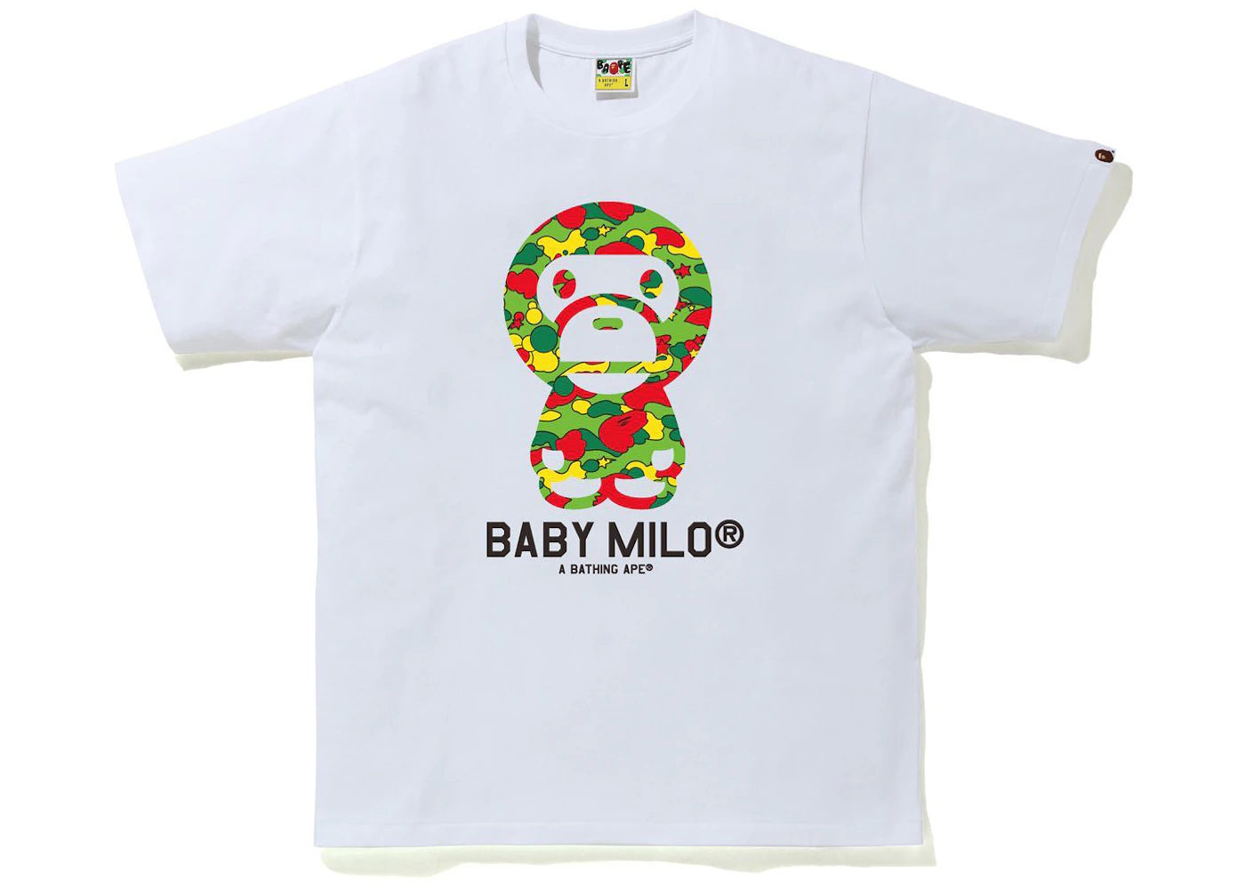 BAPE Sta Camo Baby Milo Tee White/Multi