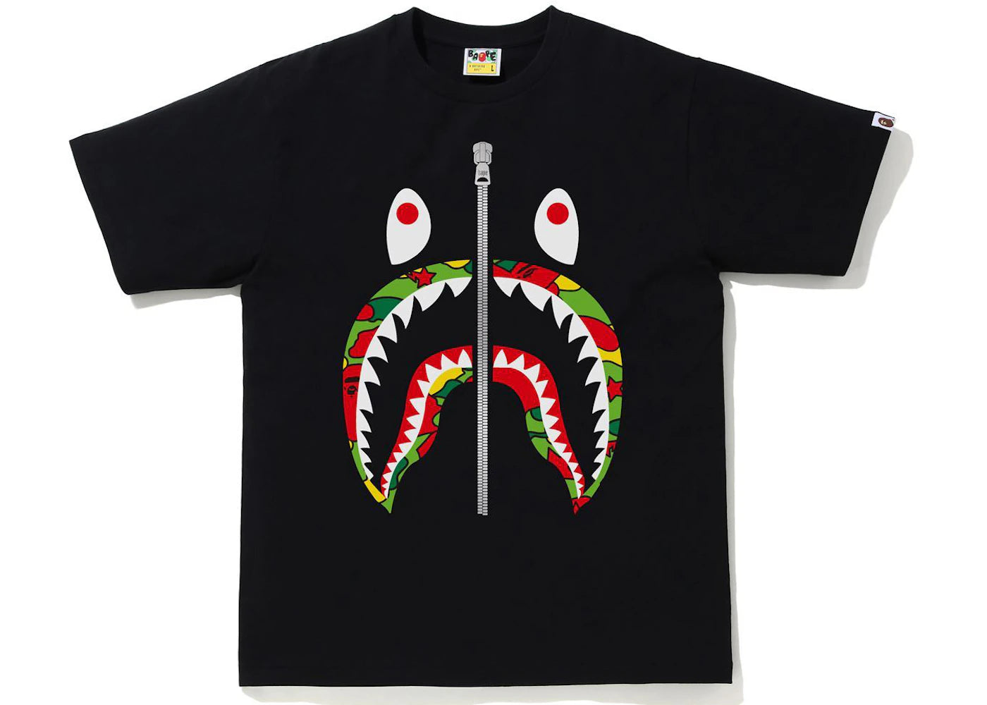 BAPE Sta Camo Shark Tee Black/Multi