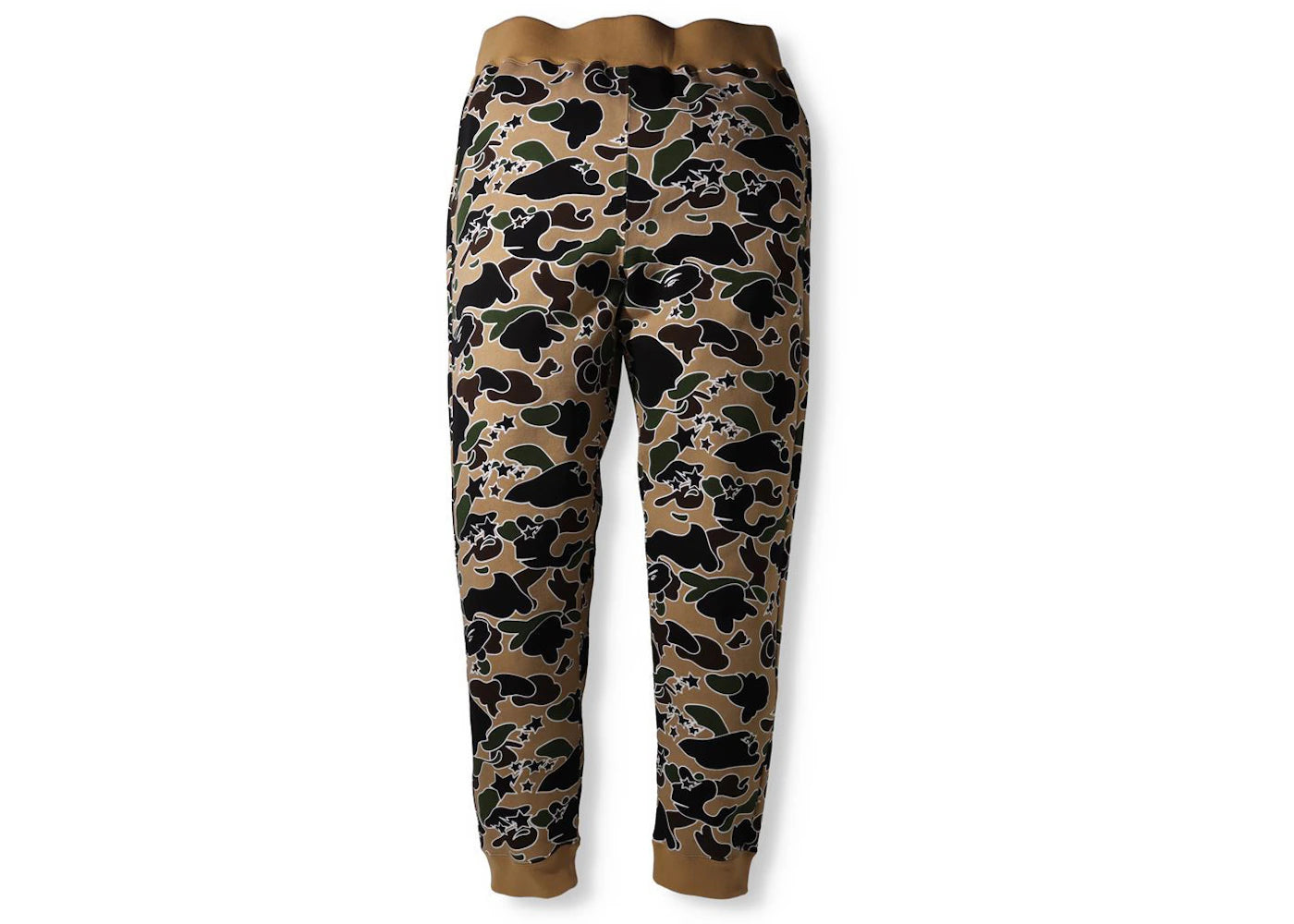 BAPE Sta Camo Sweatpants Yellow