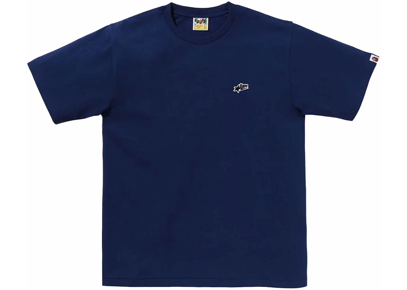 BAPE Sta One Point Tee Navy