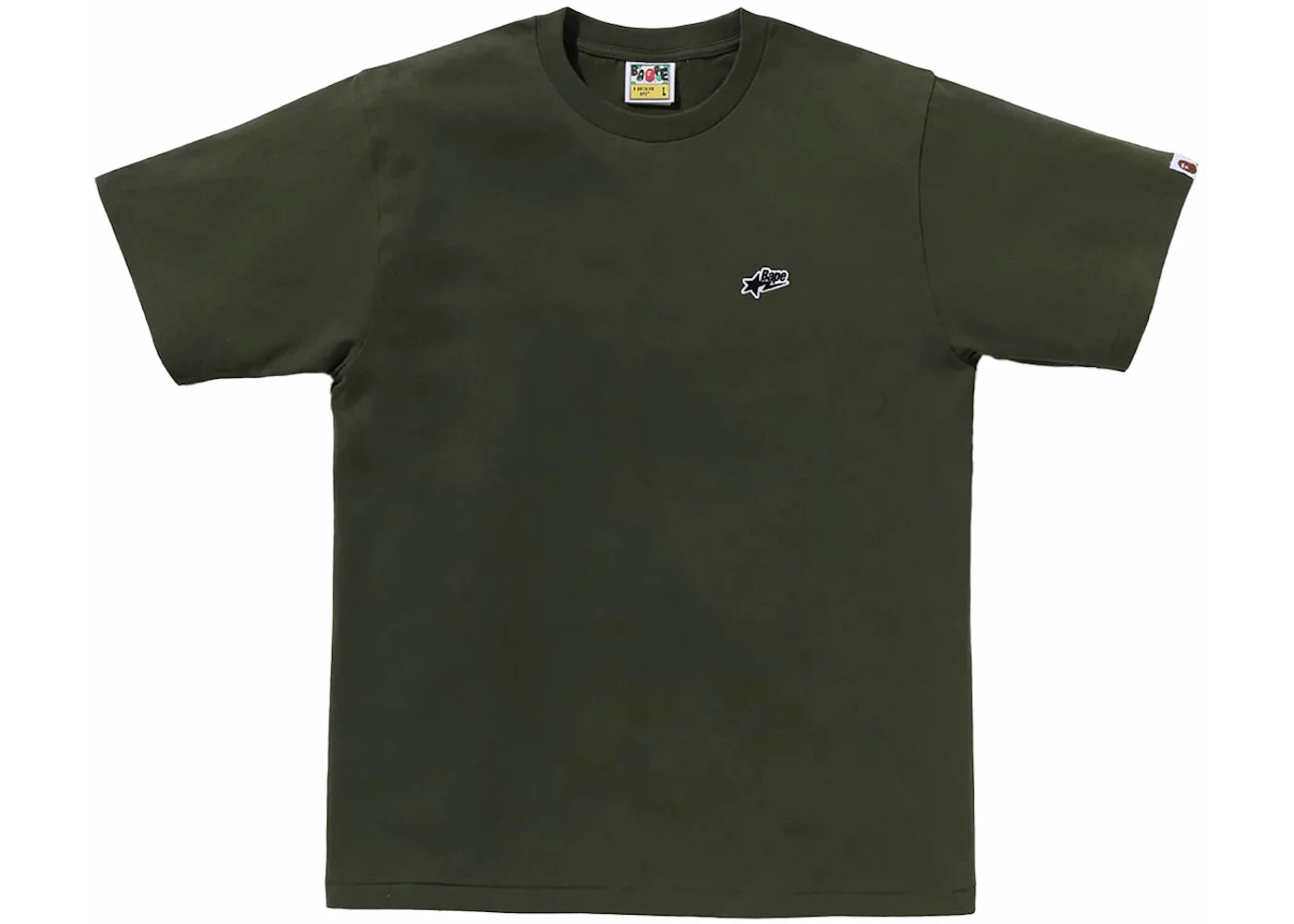 BAPE Sta One Point Tee Olivedrab