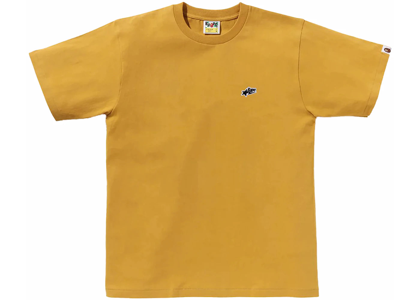 BAPE Sta One Point Tee Yellow