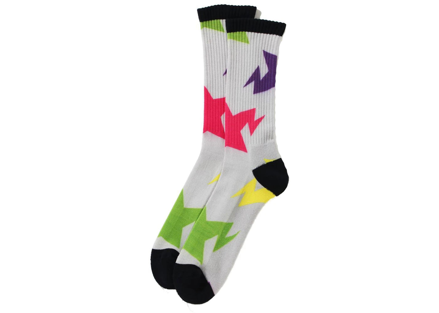 BAPE Sta Pattern Socks Multi