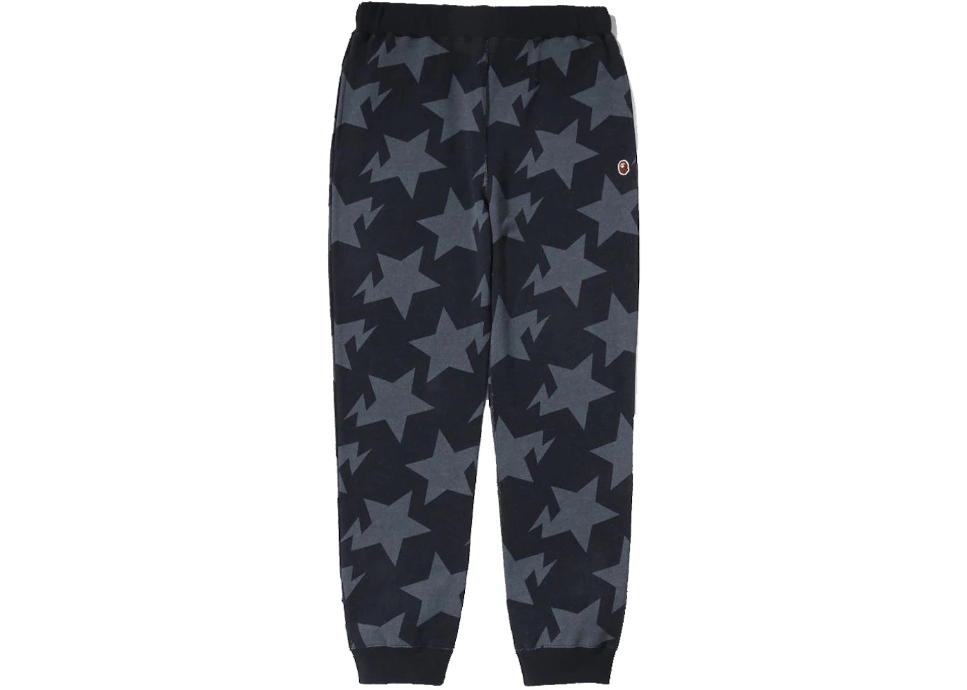 BAPE Sta Pattern Sweat Pants Black