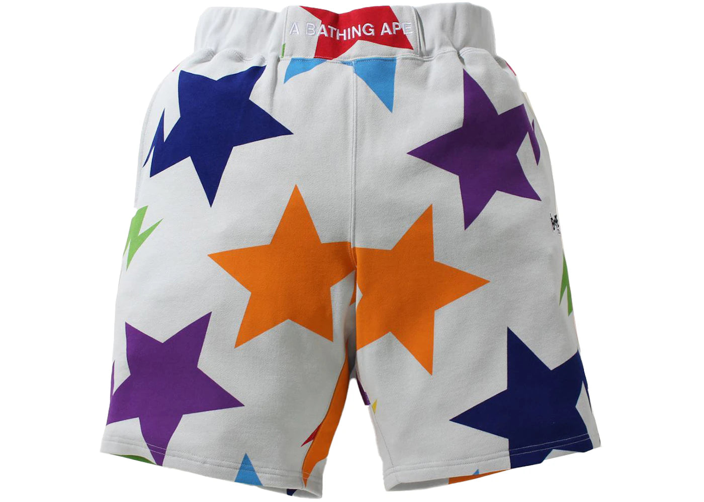 BAPE Sta Pattern Wide Fit Sweat Shorts Multi