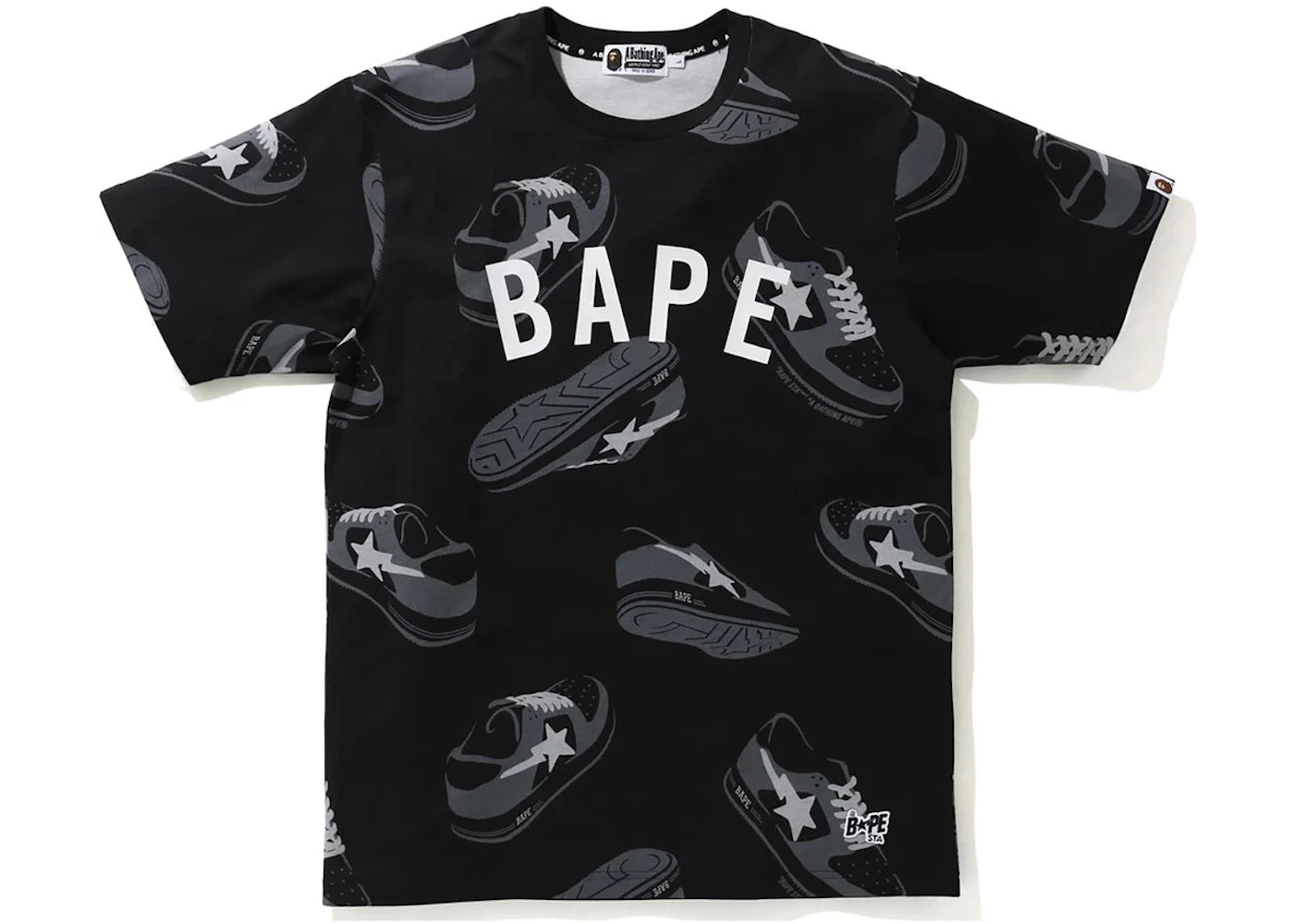 BAPE Sta Random Tee Black