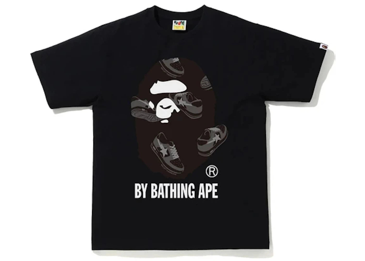 BAPE Sta Random by Bathing Ape Tee Black/Black