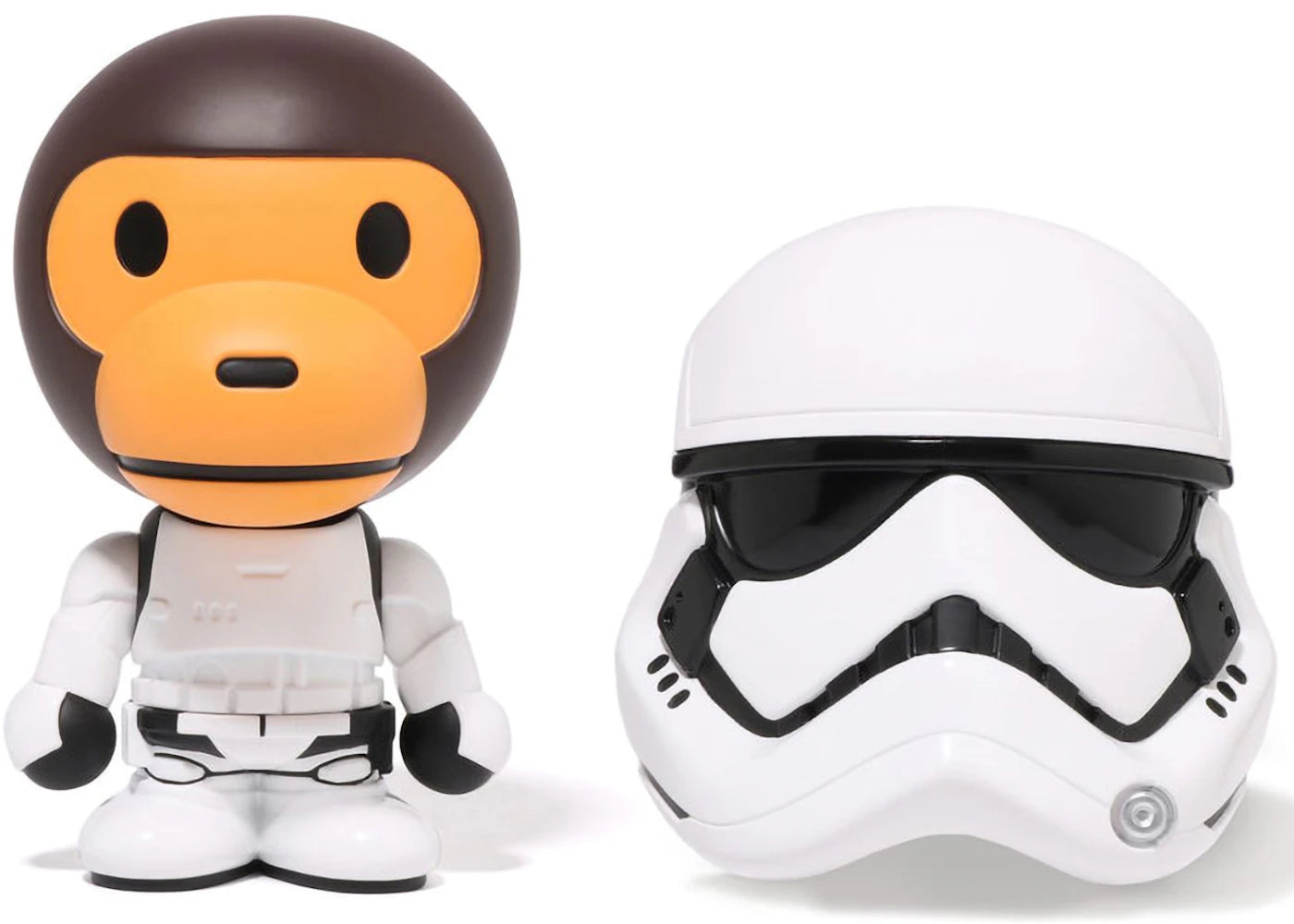 BAPE Star Wars x Baby Milo VCD First Order Stormtrooper Figure White