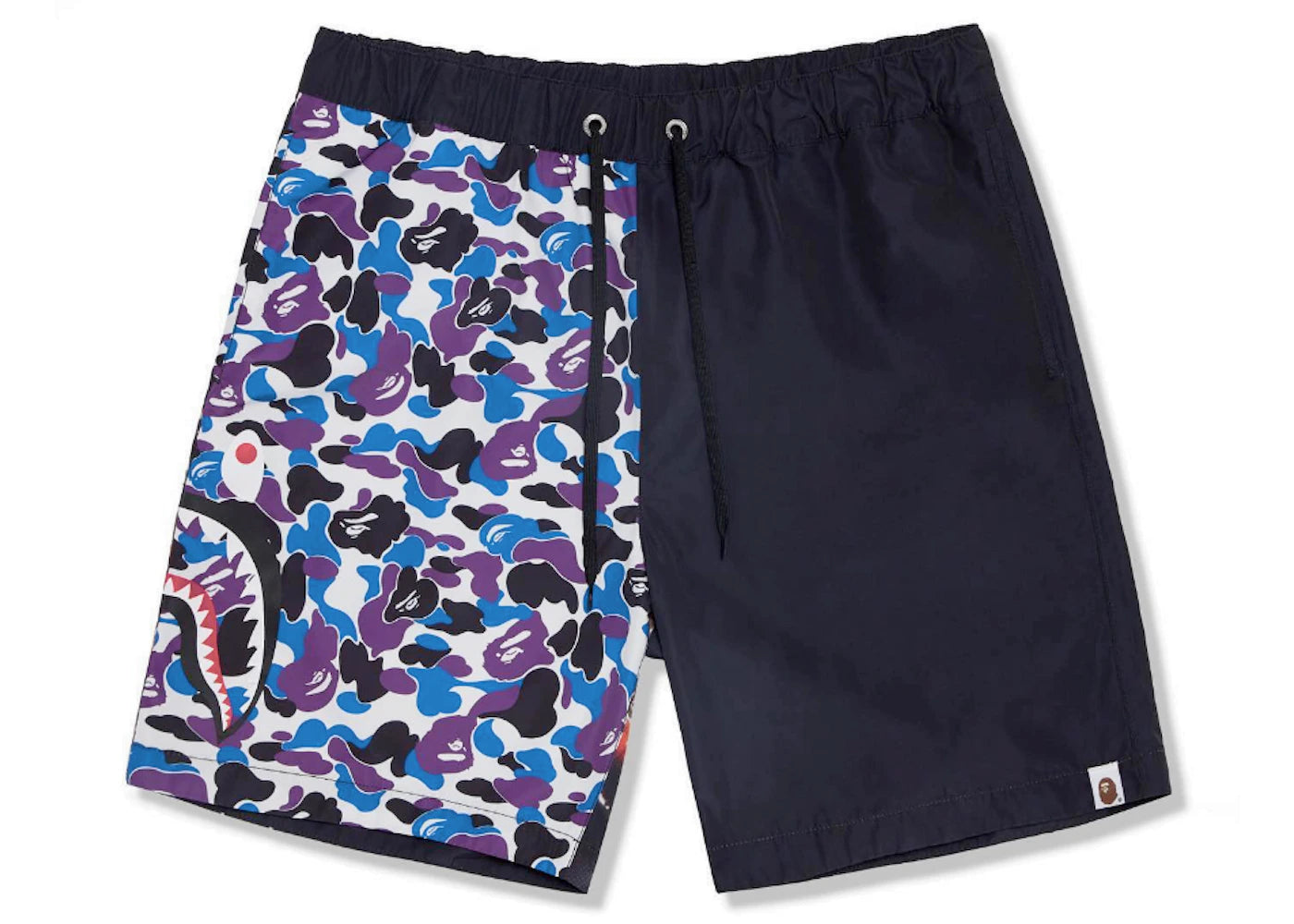 BAPE Store Hong Kong 16th Anniversary Shark Beach Shorts Black