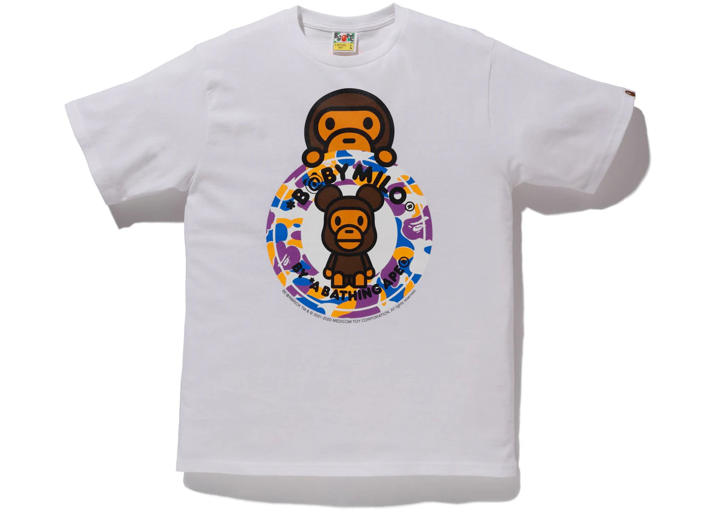 BAPE Store LA Baby Milo Bearbrick Busy Tee White