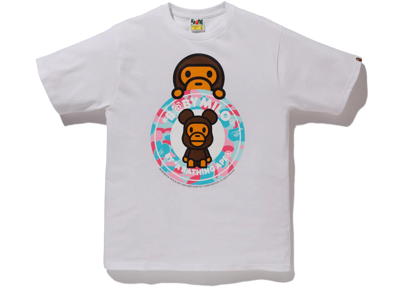 BAPE Store Miami Baby Milo Bearbrick Busy Tee White