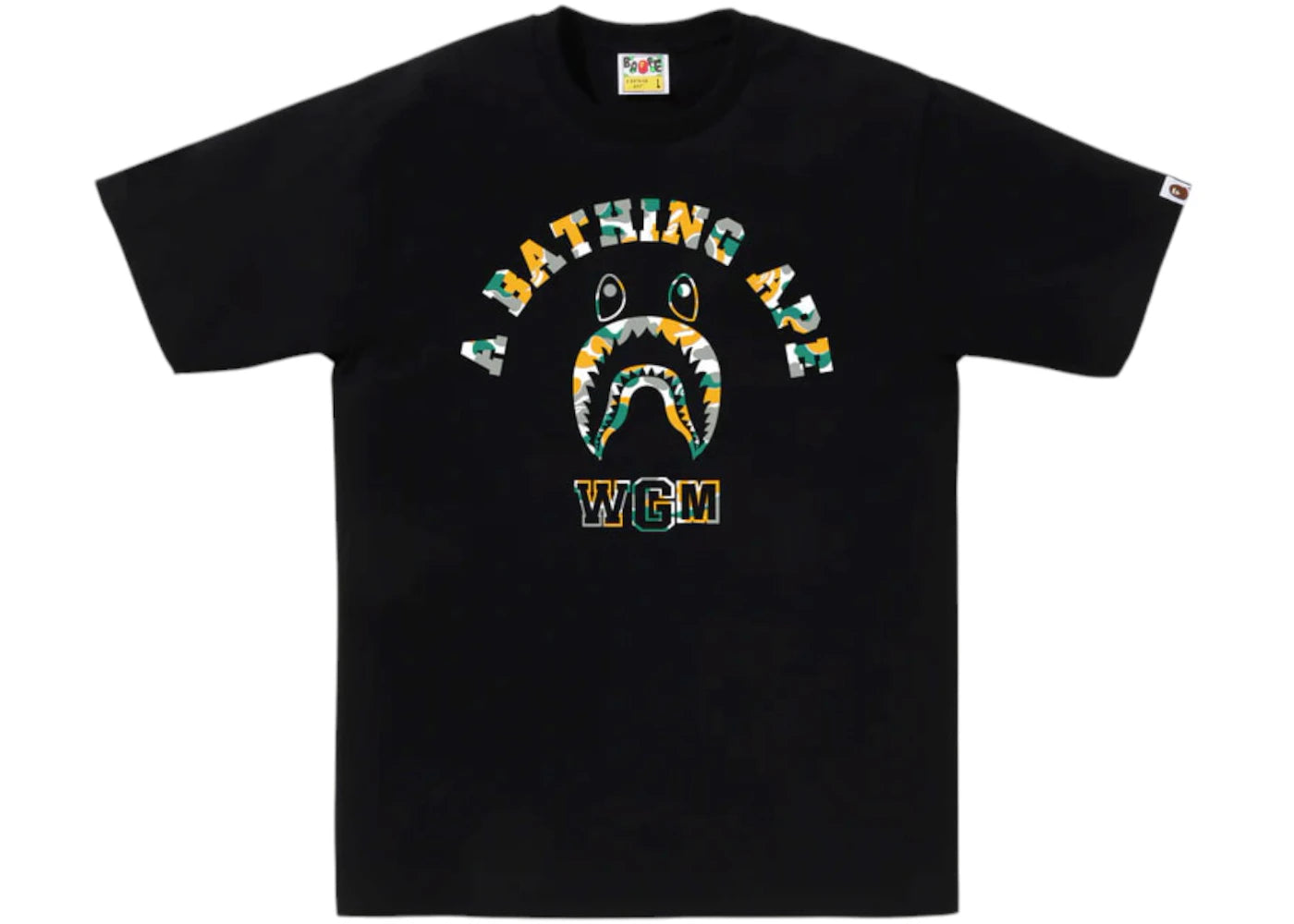 BAPE Store Wuxi Shark College Tee Black