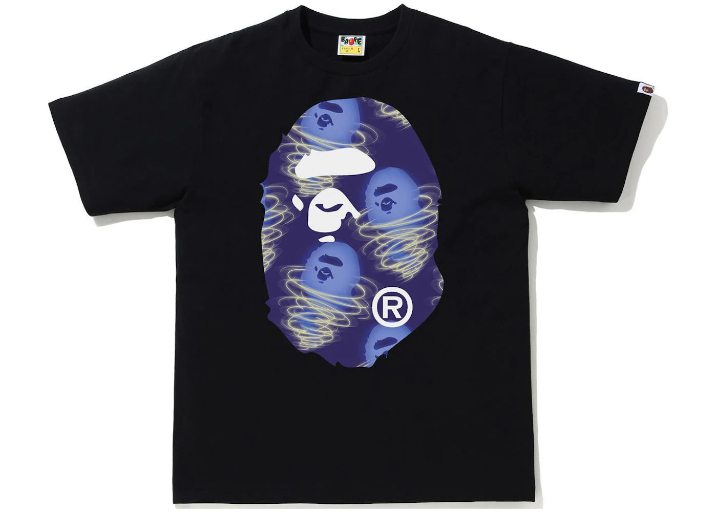 BAPE Storm Big Ape Head Tee Black/Purple
