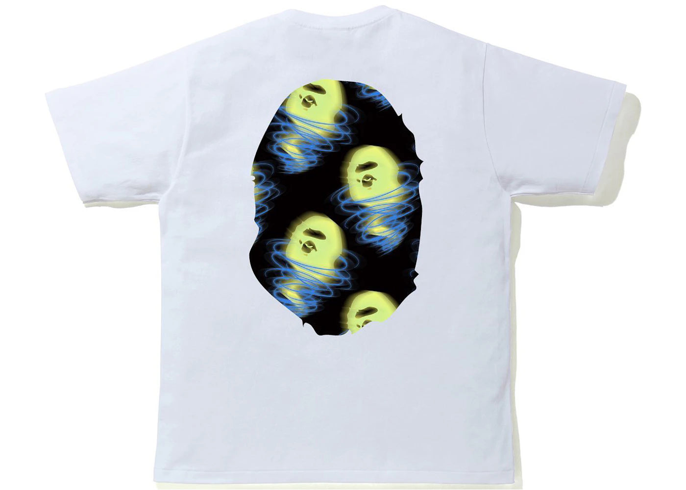 BAPE Storm Big Ape Head Tee White/Black
