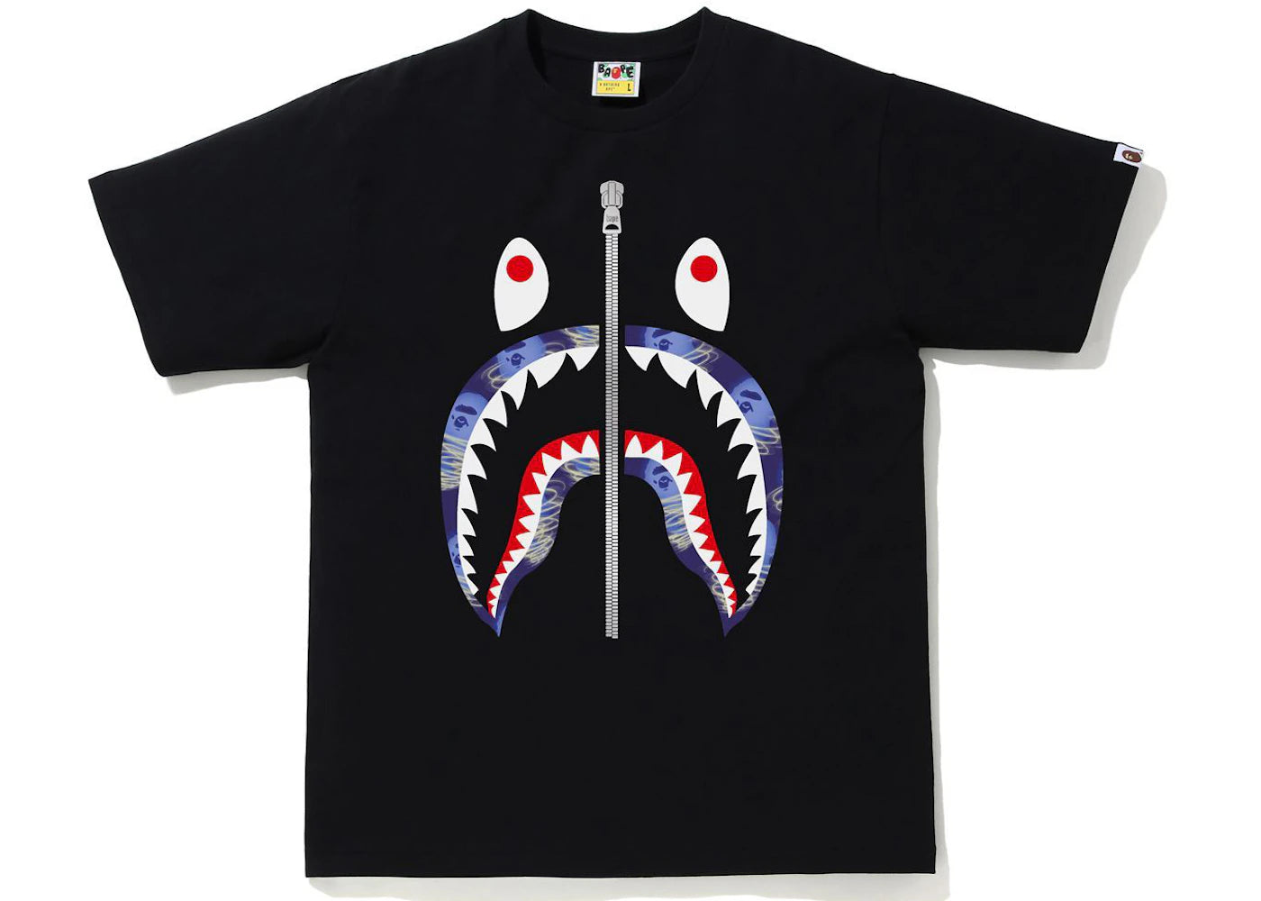 BAPE Storm Shark Tee Black/Purple