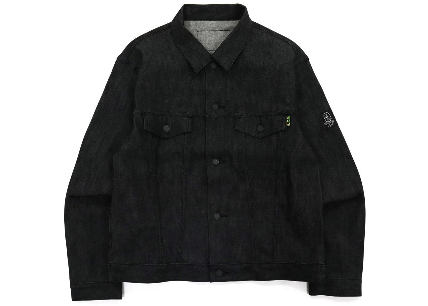 BAPE Stretch Denim Jacket Black