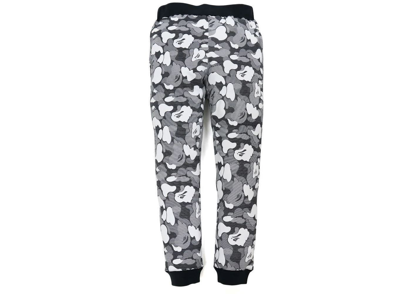 BAPE Stripe ABC Camo Sweat Pants Black