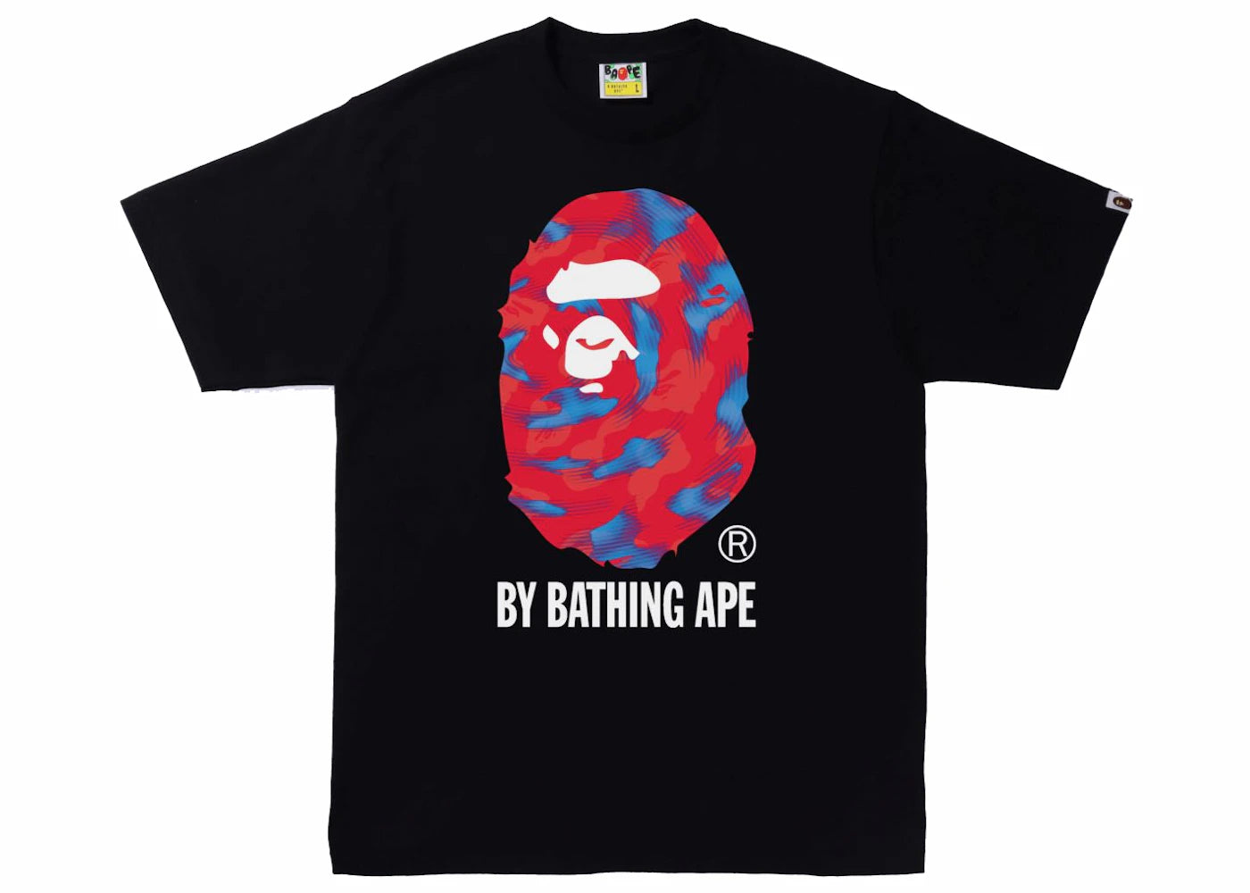 BAPE Stroke Camo by Bathing Ape Tee Black/Red