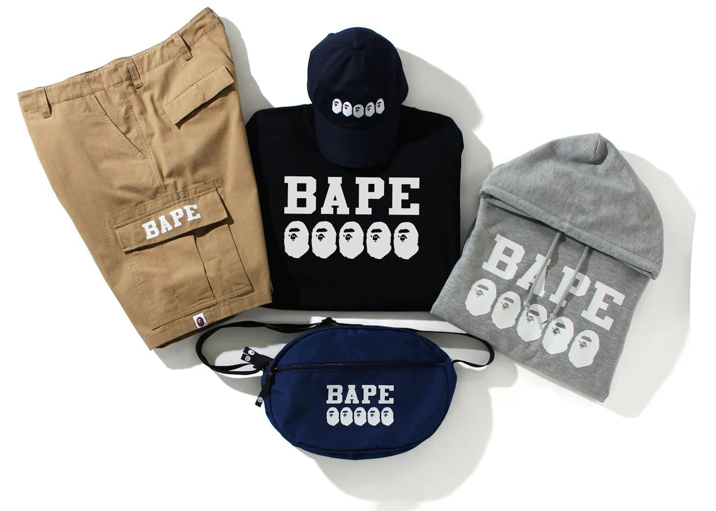 BAPE Summer Bag Go Skate Pack Navy