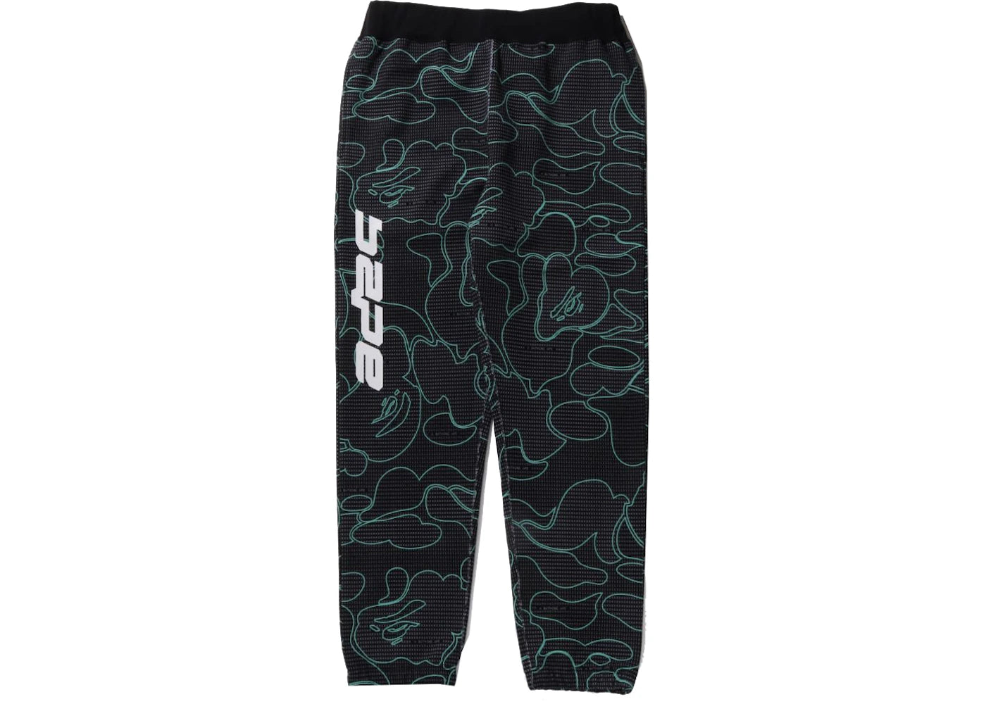 BAPE Text Code Camo Sweatpants Black