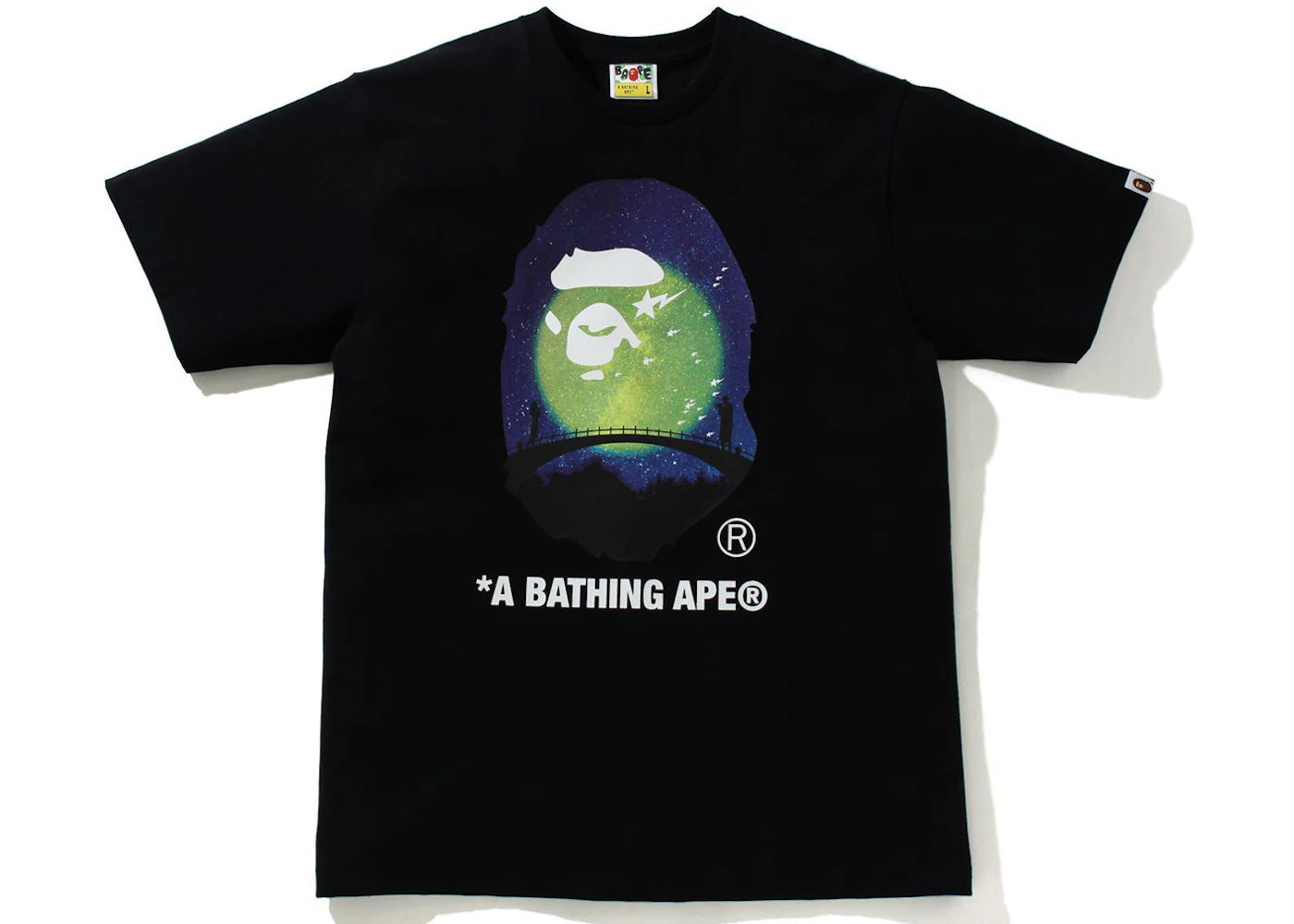 BAPE The Star Festival Ape Head Tee Black