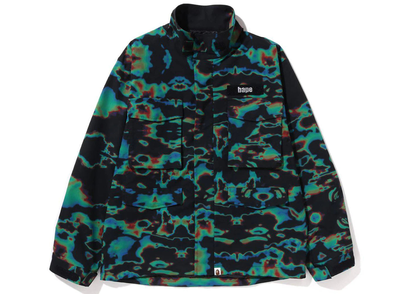 BAPE Thermography Loose Fit M-65 Jacket Black