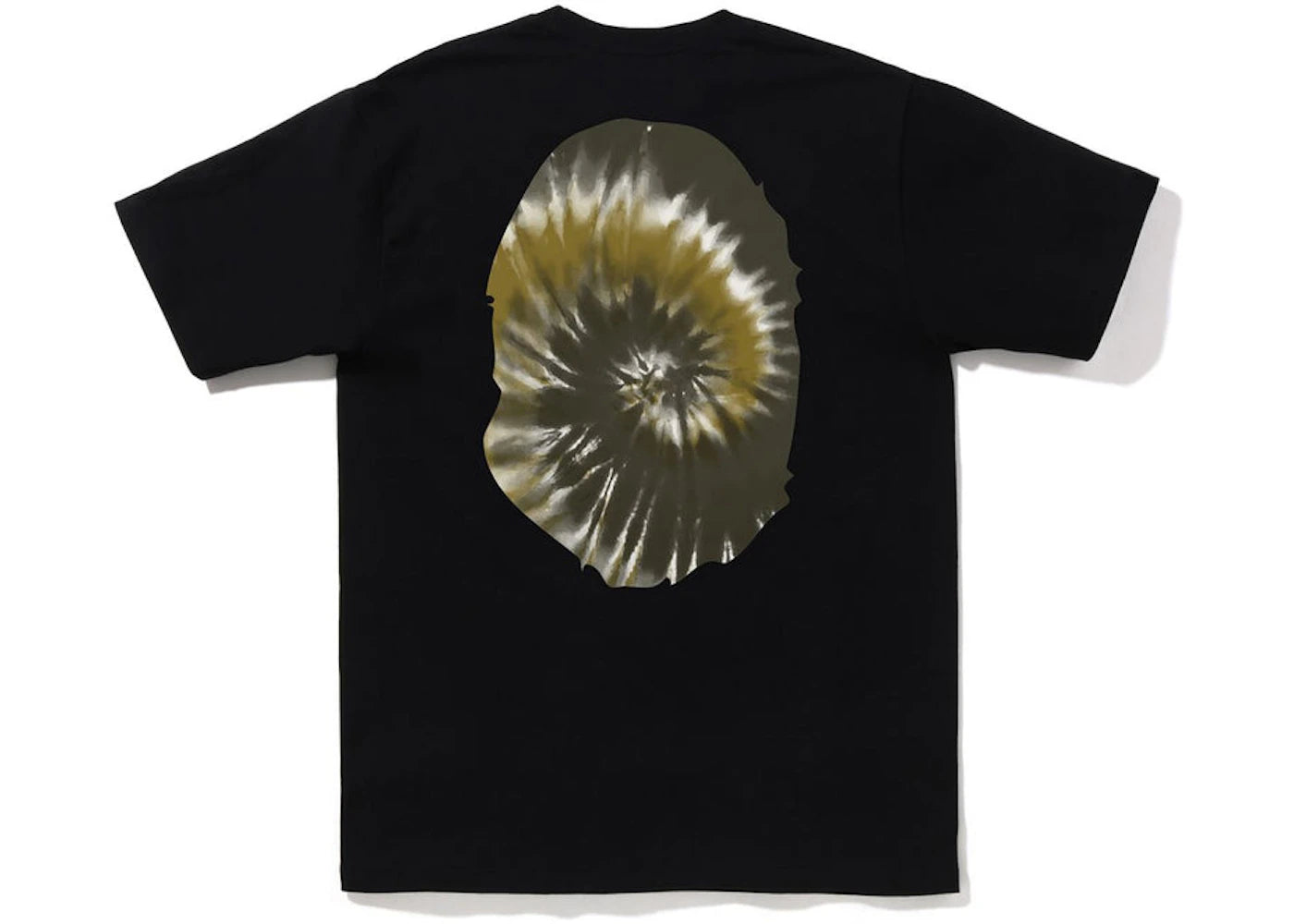 BAPE Tie Dye Big Ape Head Tee Black Black