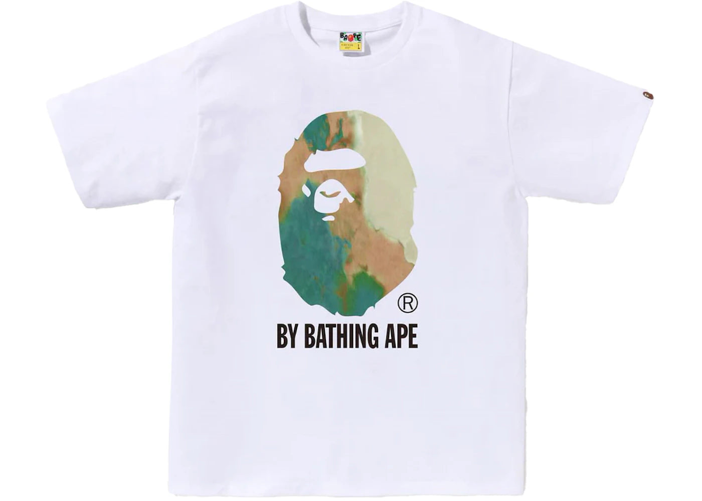 BAPE Tie Dye By Bathing Ape Tee (FW24) White/Beige