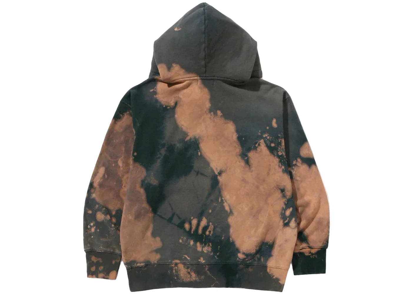BAPE Tie Dye College Relaxed Fit Pullover Hoodie Beige
