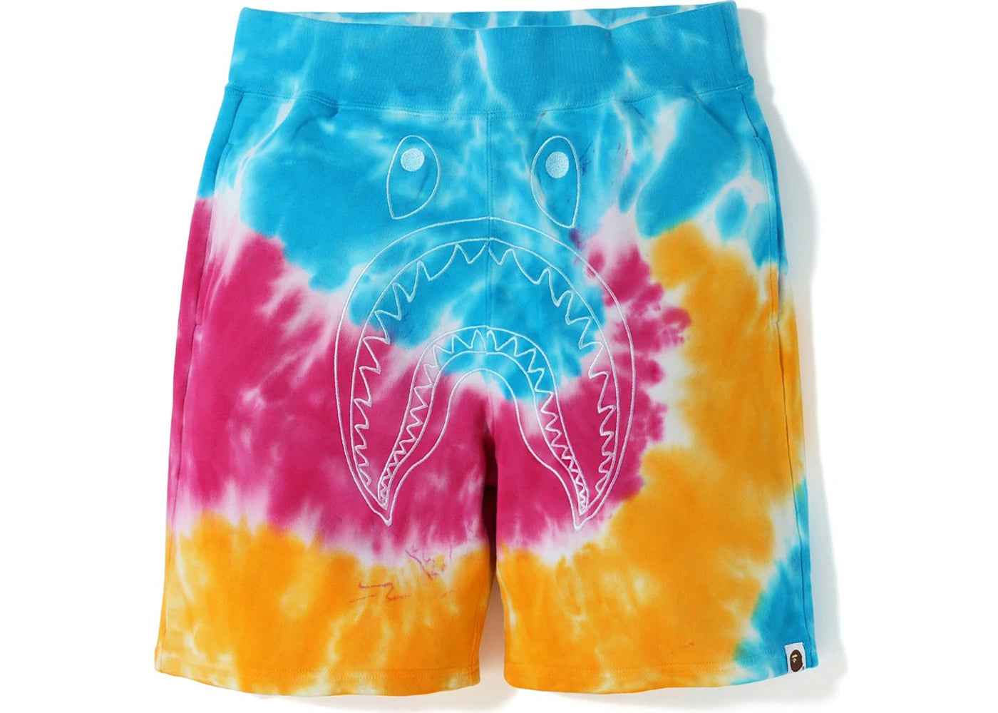 BAPE Tie Dye Shark Sweat (SS19) Shorts Multi