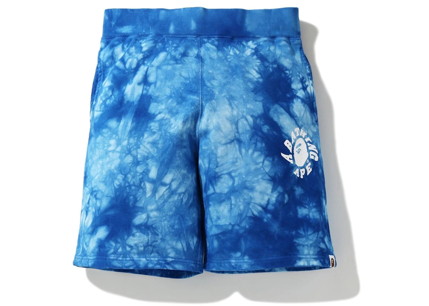 BAPE Tie Dye Sweat Shorts Blue