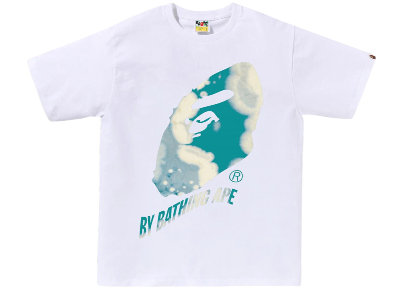 BAPE Tie Dye Twist By Bathing Ape Tee White