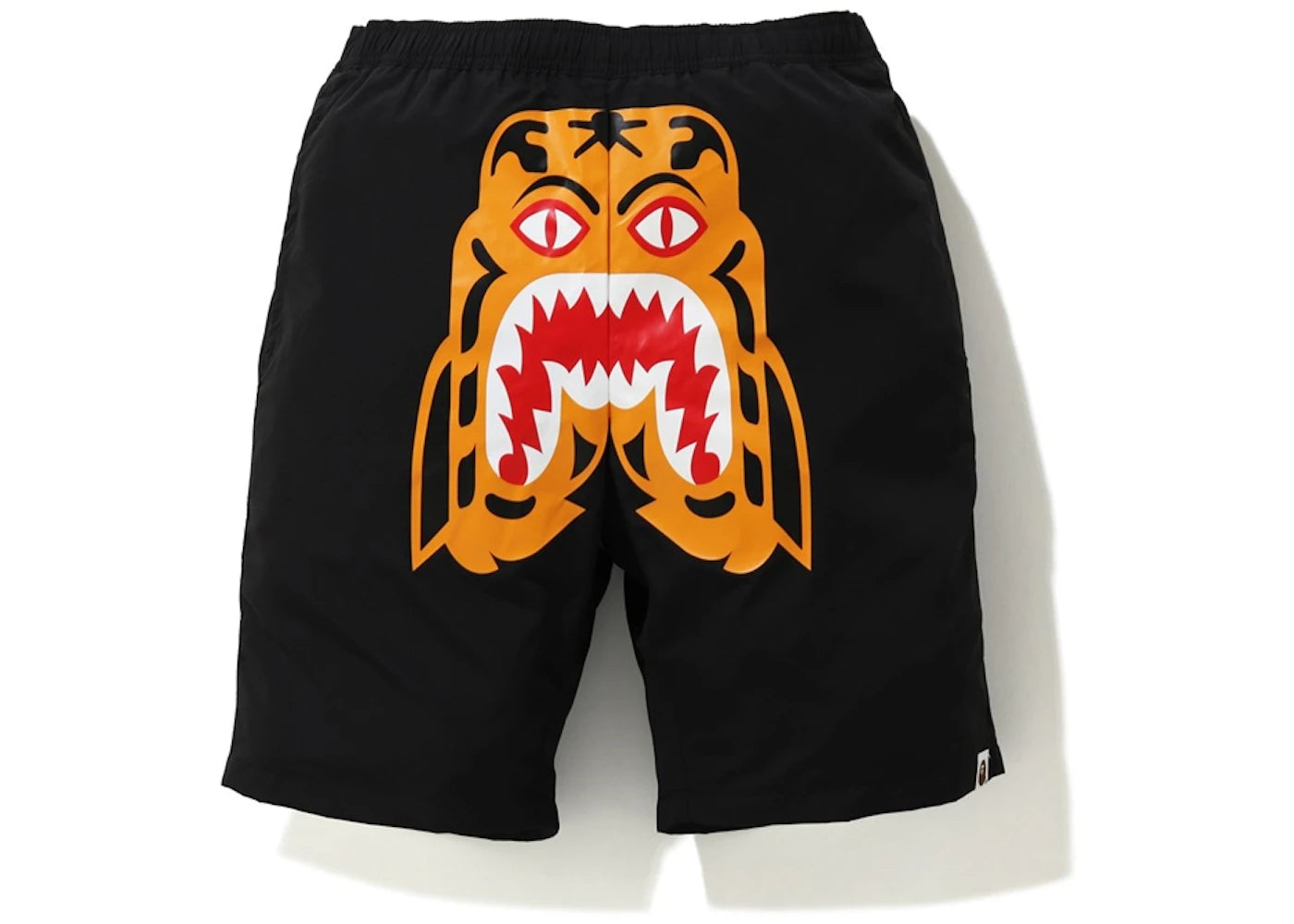 BAPE Tiger Beach Shorts Black