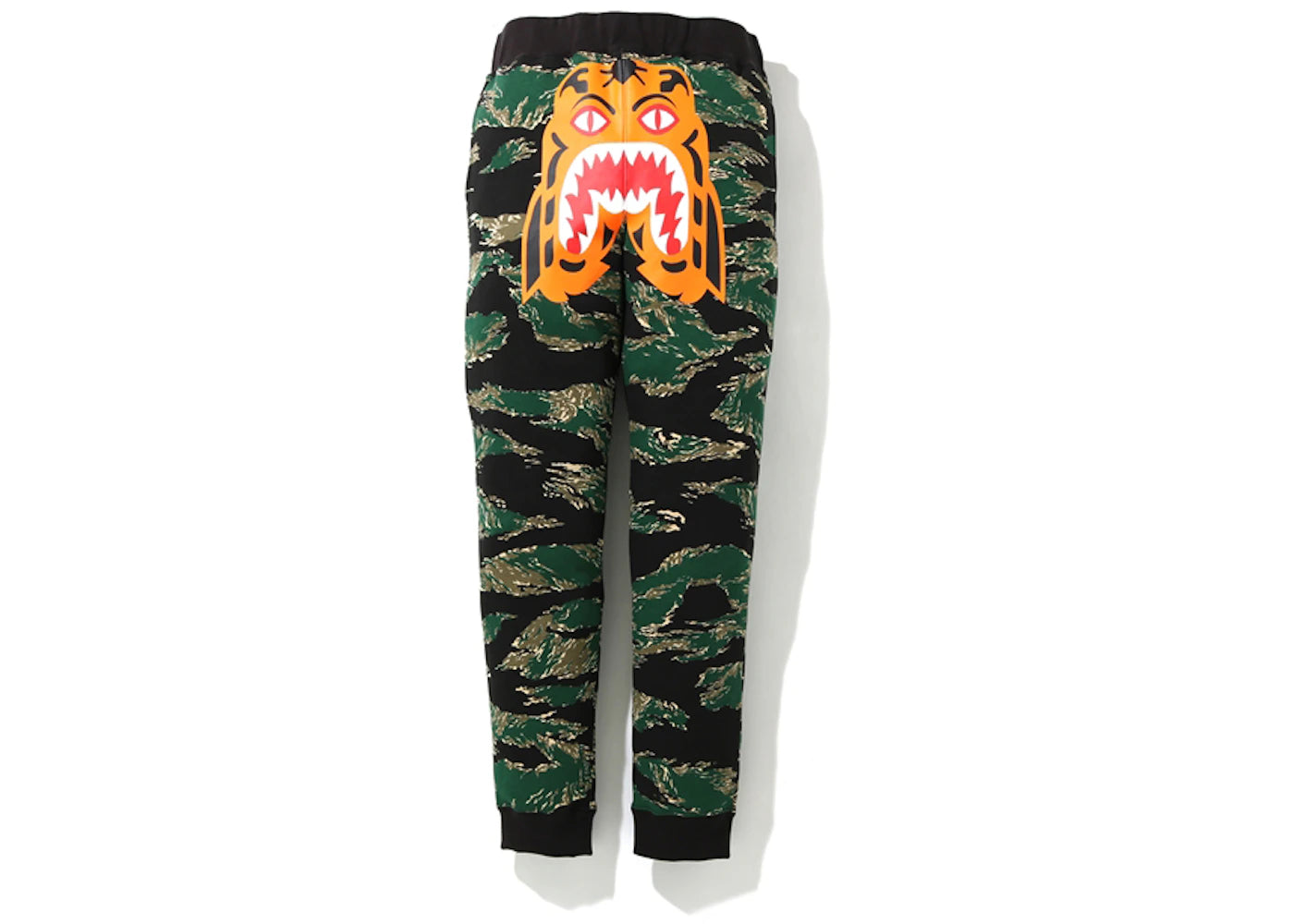 BAPE Tiger Camo Tiger Slim Sweat Pants Green