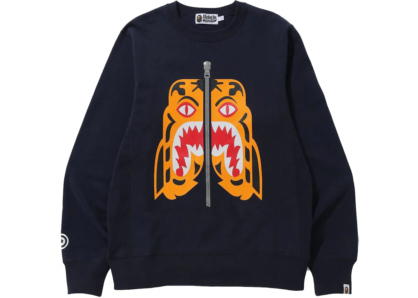 BAPE Tiger Crewneck (FW21) Navy